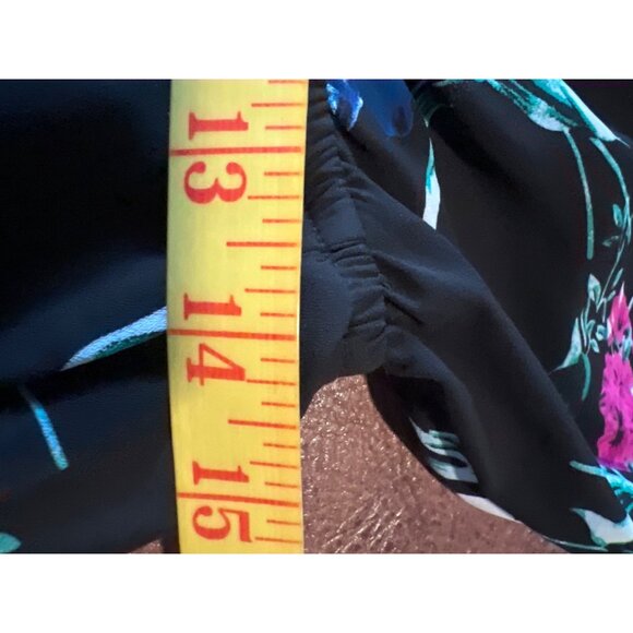 Eight Sixty Floral Long Sleeve Romper Large Womens Cottage Core Boho - Picture 8 of 9